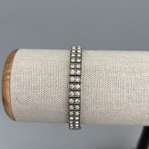 Antique Wachenheimer Brothers Sterling Silver Diamonbar Bracelet Pat. 3.20.17‎